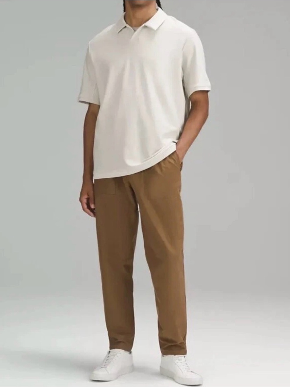 Lululemon Men’s Bowline Utilitech Pant Tan Khaki Medium